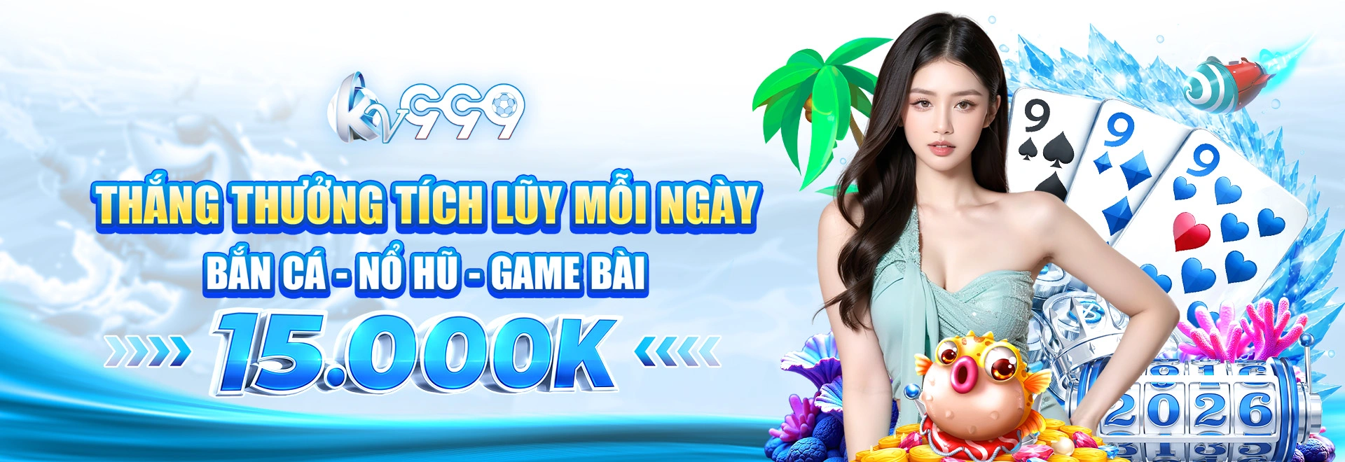 Hình giới thiệu khu Bắn cá, cá nhỏ, cá lớn, boss và vật phẩm tại Kv999